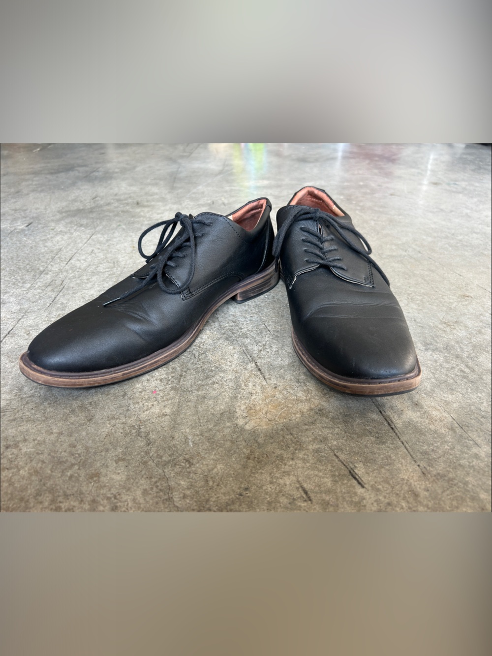Goodfellow & Co Black Leather Derby Oxfords
